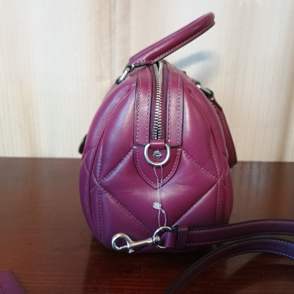 Coach Rowan Satchel With Puffy Quilting - Picture 4 of 7
